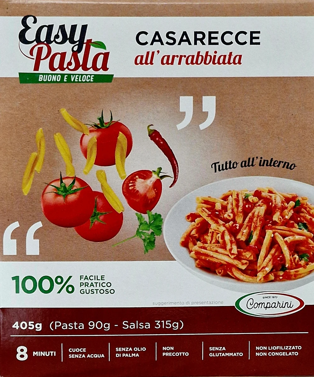 Balenie Easy Pasta Casarecce all’arrabbiata
