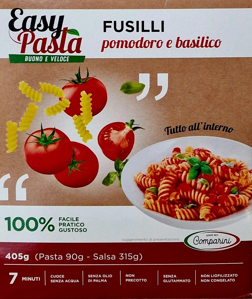 Easy Pasta – balenie Paradajka a bazalka